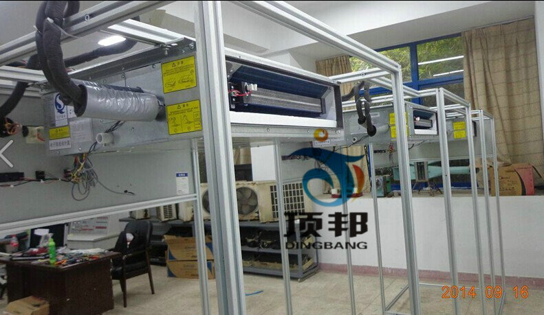 空调系统多联机(可变冷媒制冷剂流量系统)系统实训装置(图3) 空调系统多联机系统实训装置