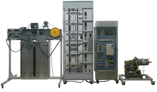 电梯微机控制带曳引机调试检验装置